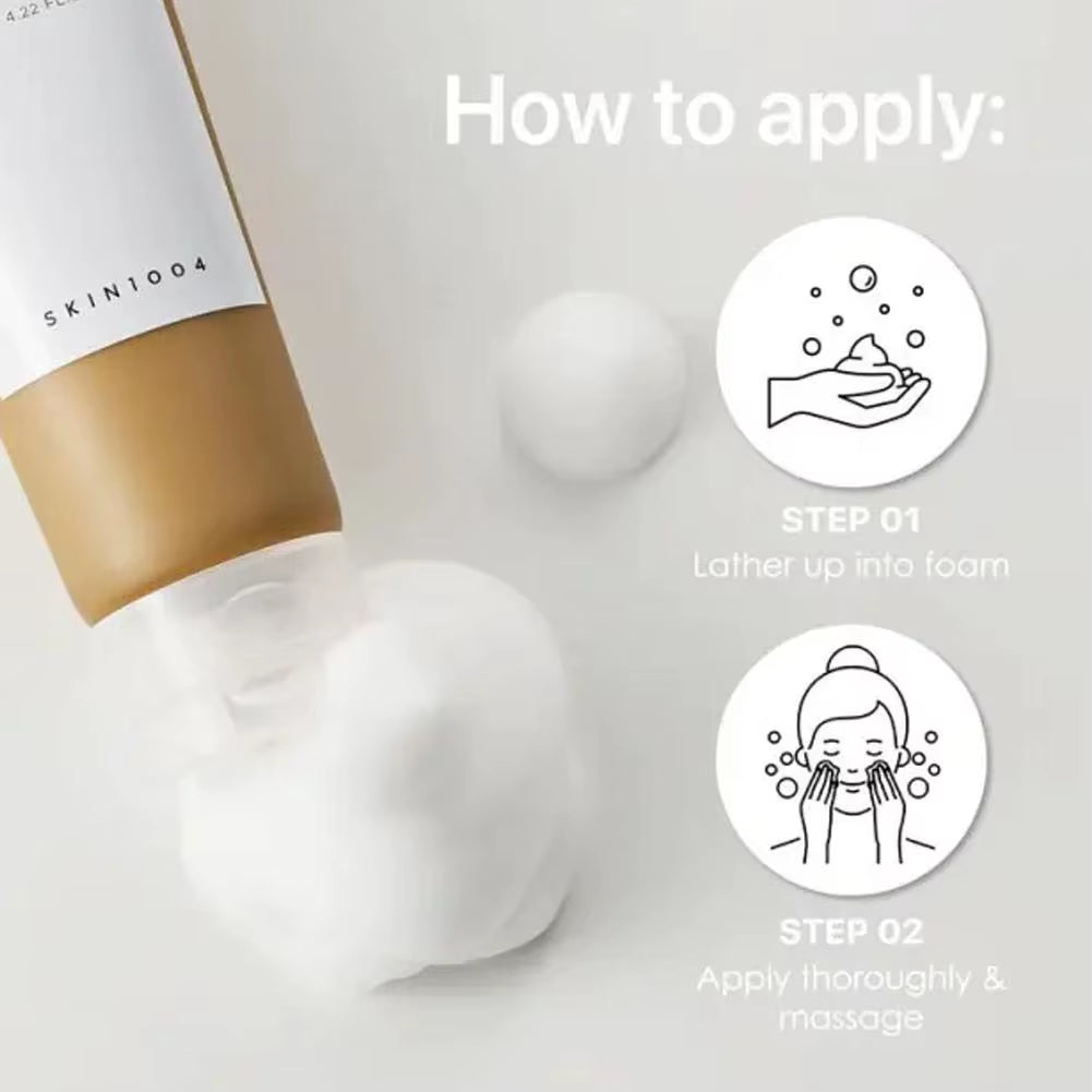 Centella Asiatica Deep Cleansing Foam Facial Cleanser Oil Control Soothing Lotion Remove Pore Mild Exfoliating Skincare Product