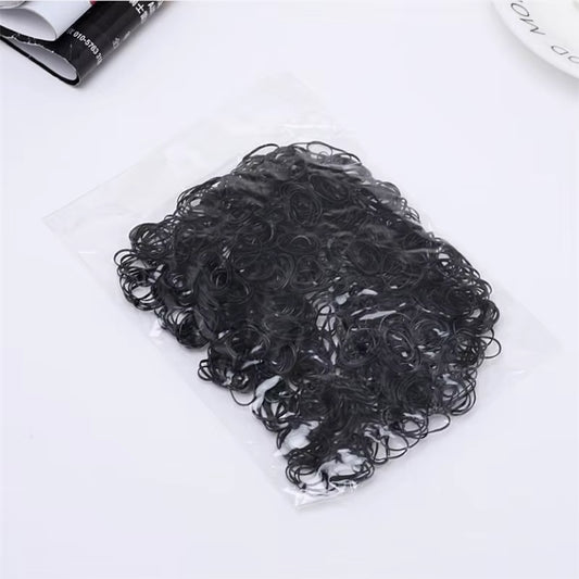 200/1000Pcs Child Baby Gum Transparent TPU Disposable Elastics Hair Bands Girls Ponytail Holder Rubber Bands Hair Accessories