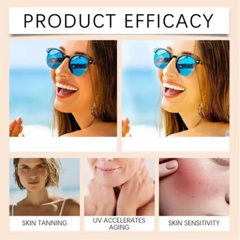 Korean  Sunscreen Spf50+Anti Sweat Refreshing and Non Greasy Protecting the Skin from UV Damage Daily Commute